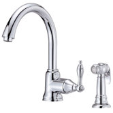 Fairmont Single Handle Centerset Kitchen Faucet with Spray