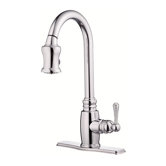 Opulence Single Handle Centerset Pull Down Kitchen Faucet