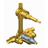 Two Handle Thermostatic Shower Valve