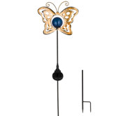 Butterfly Yard Stick 1 Light Solar Light (Set of 2)