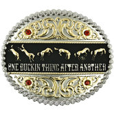 One Buckin' Thing Buckle