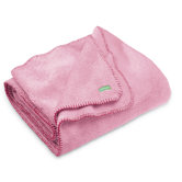 Jumbo Cuddle Blanket in Cotton Candy Pink with Pink Trim