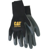 Rainwear Boss Fully Coated Latex Palm Gloves in Black