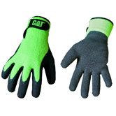 Rainwear Boss Latex Coated Knit Gloves in Fluorescent Green
