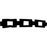 Thin Chainlock Tree Tie