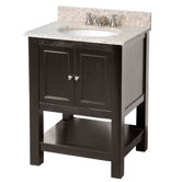 Gazette 24" x 18" Bathroom Vanity in Espresso
