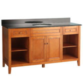 Exhibit 60" Bathroom Vanity in Rich Cinnamon