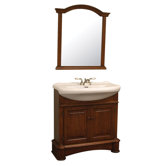 Valenza 34" Bathroom Vanity Set in Cherry