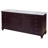 Bimini 72" Double Bathroom Vanity Set
