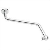 S Extension Brass Shower Arm with Flange