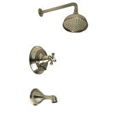 Diverter Tub/Shower Faucet Trim  Set with Cross Handle