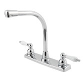 Pfirst Series Two Handle 3-Hole Kitchen Faucet