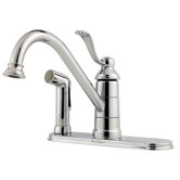 Portland One Handle Kitchen Faucet with Sidespray