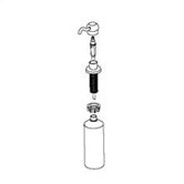 Soap Dispenser with Mounting Hardware
