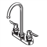Monterrey Centerset Bathroom Faucet with Double Lever Handles