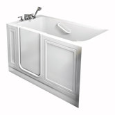 Gelcoat 28" x 48" Walk-In Air Spa with Drain in White