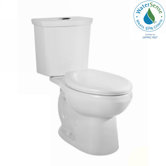H2Option Siphonic Dual Flush Round Front Toilet