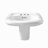 Murro Wall Hung Sink with Less Overflow