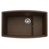 Performa Cascade Super Single Bowl Kitchen Sink in Cafe Brown