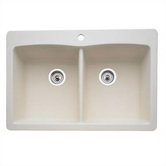 Diamond Equal Double Bowl Drop-In Kitchen Sink