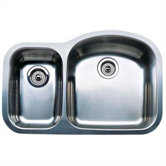 Wave Plus 1.5 Plus Reverse Bowl Undermount Kitchen Sink