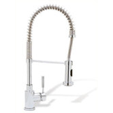 Meridian Single Handle Single Hole Semi-Professional Spray Kitchen Faucet
