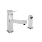 Quadris Single Handle Single Hole Kitchen Faucet with Side Spray