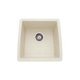 Performa 17" x 17.5" Silgranit II Single Bowl Undermount Bar Sink
