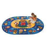 Printed Sign, Say, and Play Kids Rug