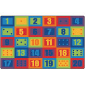 Learn to Count Seating Kids Rug