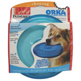 Orka Flyer Chew Dog Toy in Blue