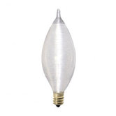25W Spunlite C11 Chandelier Bulb in Satin