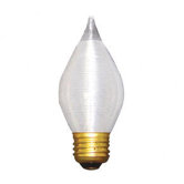 40W Spunlite C15 Chandelier Bulb in Satin