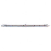 300W Clear Halogen Long J-Type Torchiere Bulb in Bright White