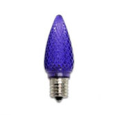 0.35W LED C9 Bulb in Purple
