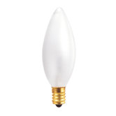 32mm 25W Incandescent Torpedo Chandelier Bulb in Frost