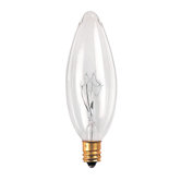 60W Incandescent Torpedo Chandelier Bulb in Clear