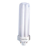 57W Dimmable Compact Fluorescent Triple Electronic 4-Pin Bulb in Cool White