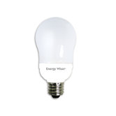 9W Energy Wiser Compact Fluorescent A17 Bulb in Warm White