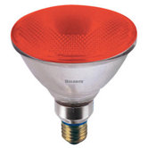 90W PAR38 Halogen Bulb in Red