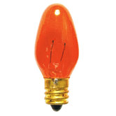 7W C7 Christmas Light in Transparent Amber