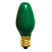 7W C7 Christmas Light in Ceramic Green