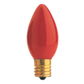 7W C9 Christmas Light in Ceramic Pink