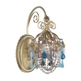 The Rose One Light Down Light Wall Sconce