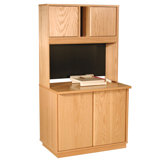 Modular Real Oak Wood Veneer 36" Panel Storage Set
