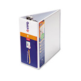 Quick Fit D-Ring View Binder, 5" Capacity, White