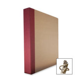 Recycled Binder, D-Ring, 2", 10-3/4"x12", Red