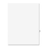 90000 Series Legal Exhibit Index Dividers, 1/10 Cut Tab, Pack of 25, Exhibit R