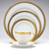 Crestwood Gold 5 Piece Place Setting