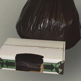40" x 48" Linear Low-Density Ecosac with 1.5 Mil in Black